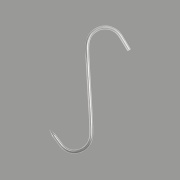 Крюк для мяса S-1 aisi 304, D=5mm. L=150mm